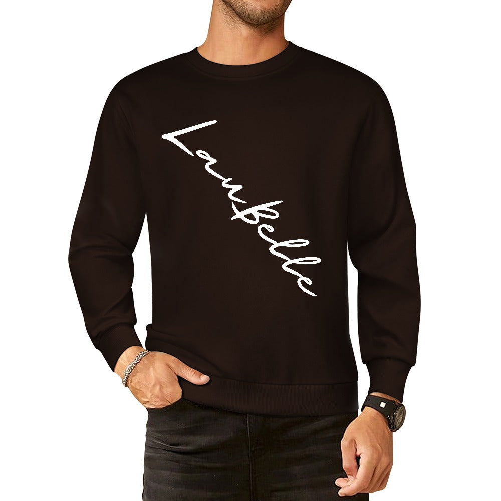 LauBelle Pure Cotton Front-Graphic Pullover Sweatshirt