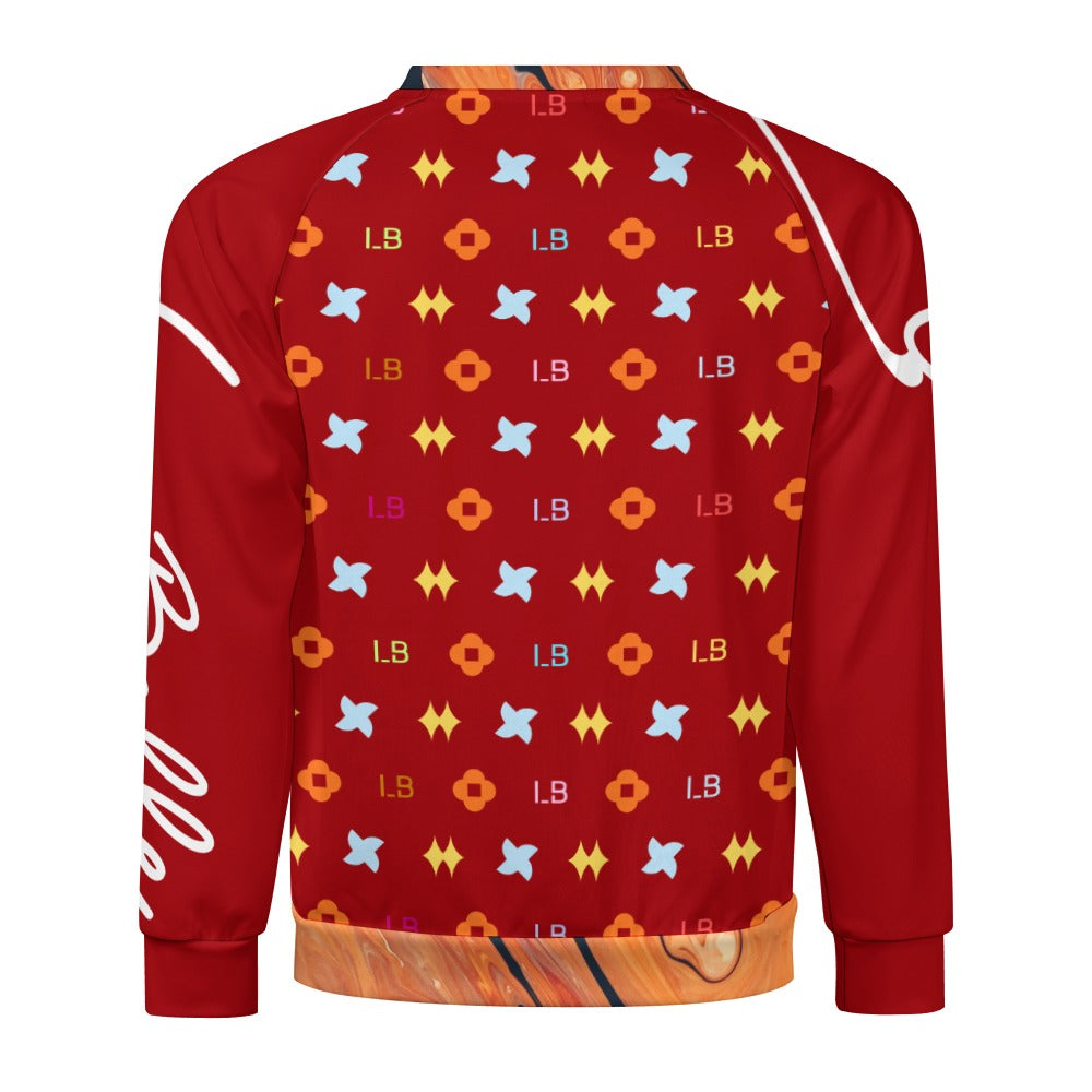 LauBelle Mens Classic Air-Layer Crewneck Sweatshirt
