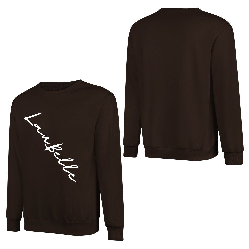 LauBelle Pure Cotton Front-Graphic Pullover Sweatshirt
