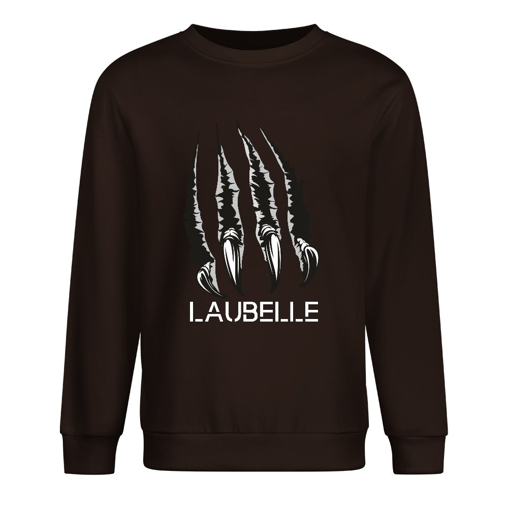LauBelle Pure Cotton Front-Graphic Pullover Sweatshirt