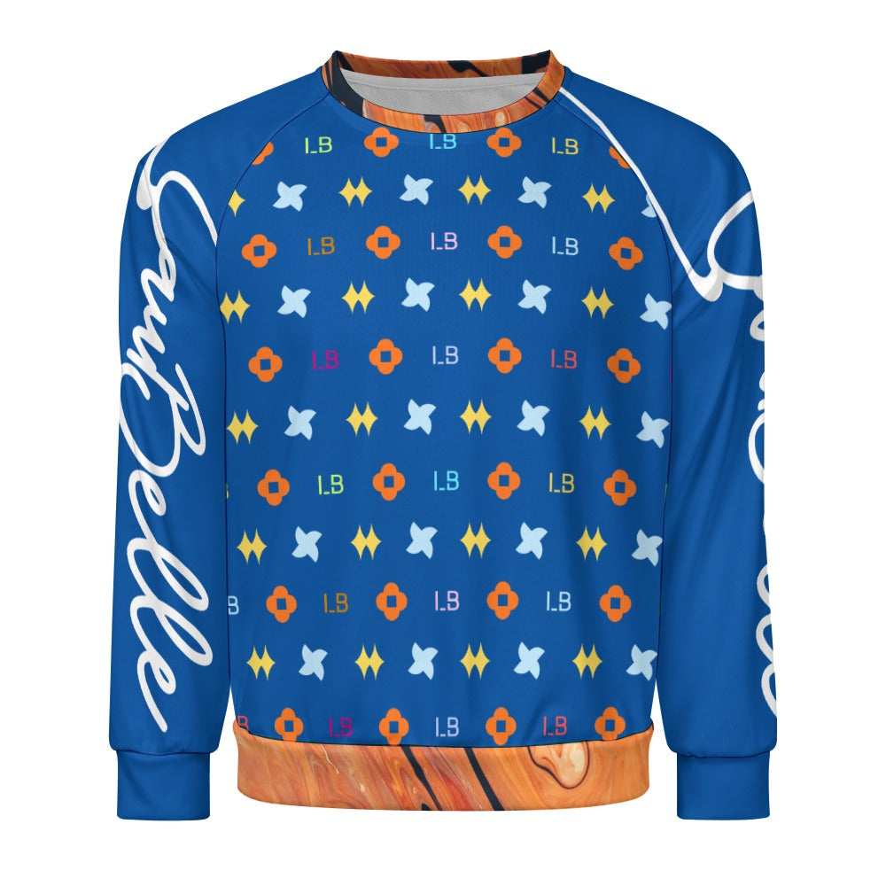 LauBelle Mens Classic Air-Layer Crewneck Sweatshirt