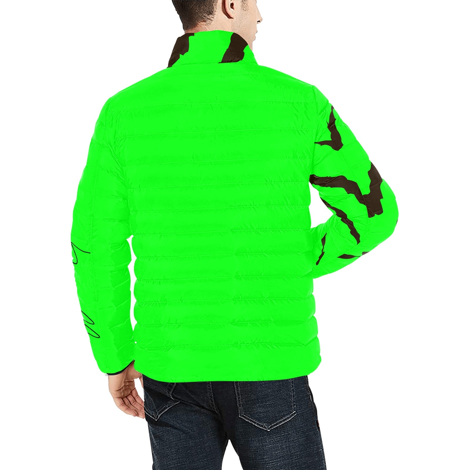 LauBelle Mens Lightweight Wind-Resistant Bomber Jacket