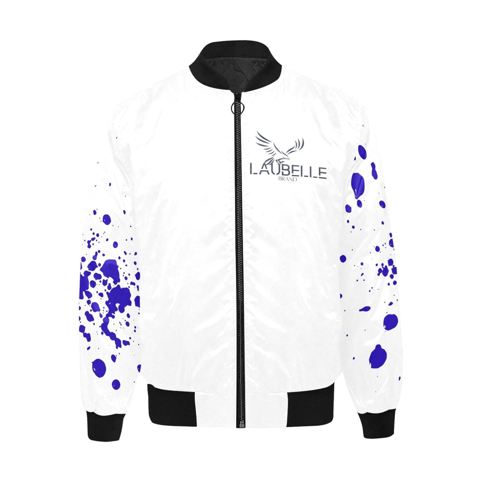 LauBelle Mens Insulated Quilted Padded Bomber Jacket