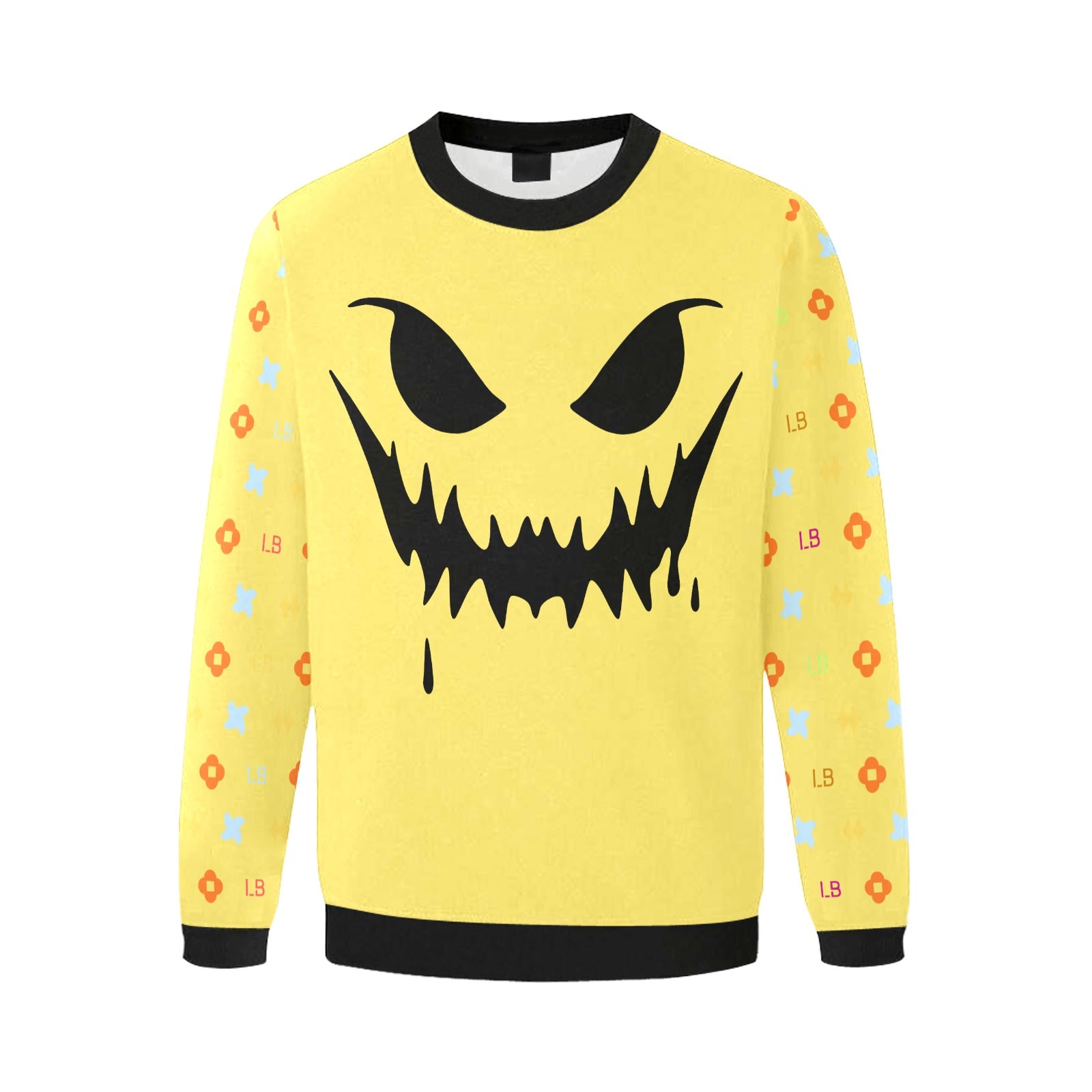 LauBelle Mens Plush Fuzzy Fleece Thermal Sweatshirt
