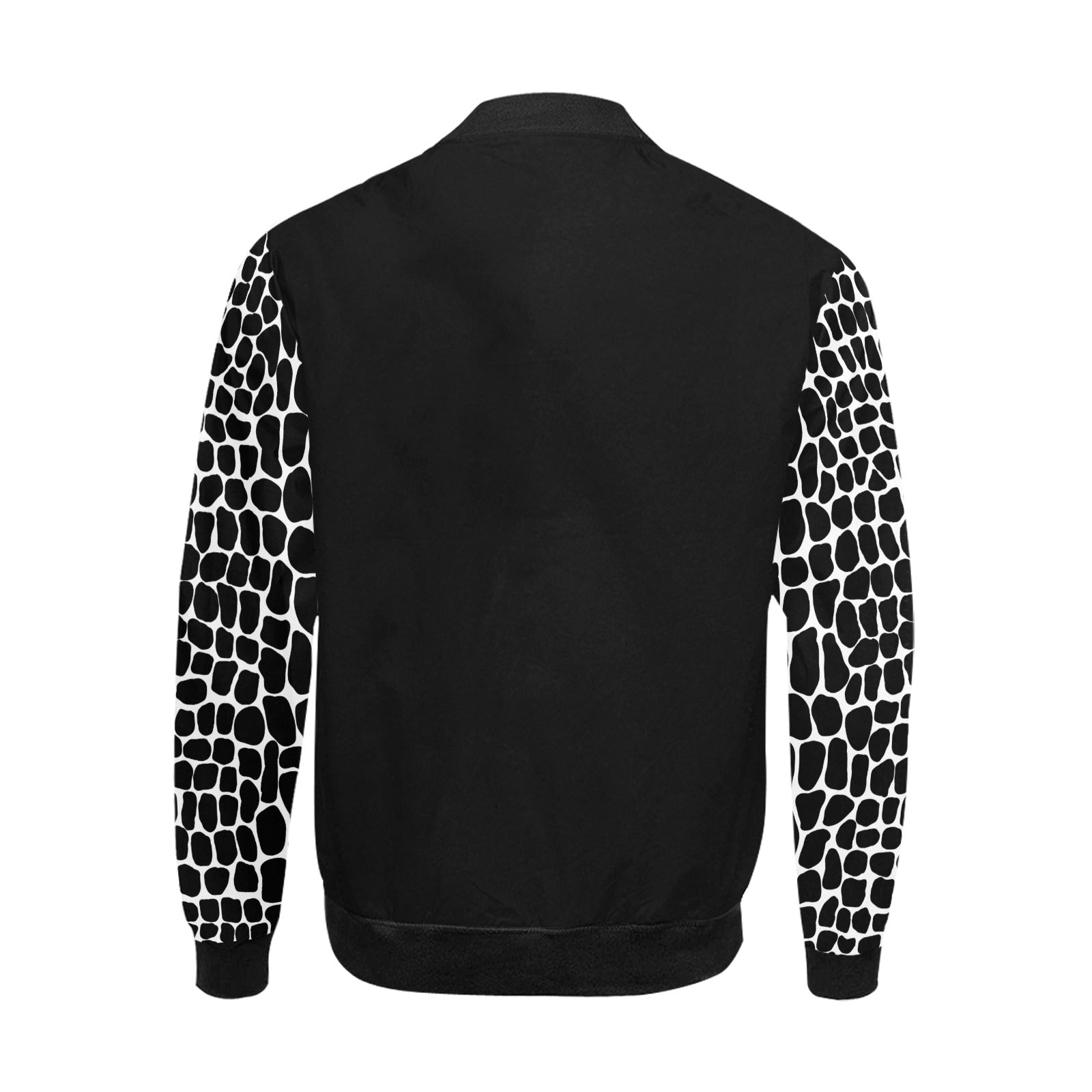 LauBelle Mens Heavyweight Zip-Up Bomber Jacket