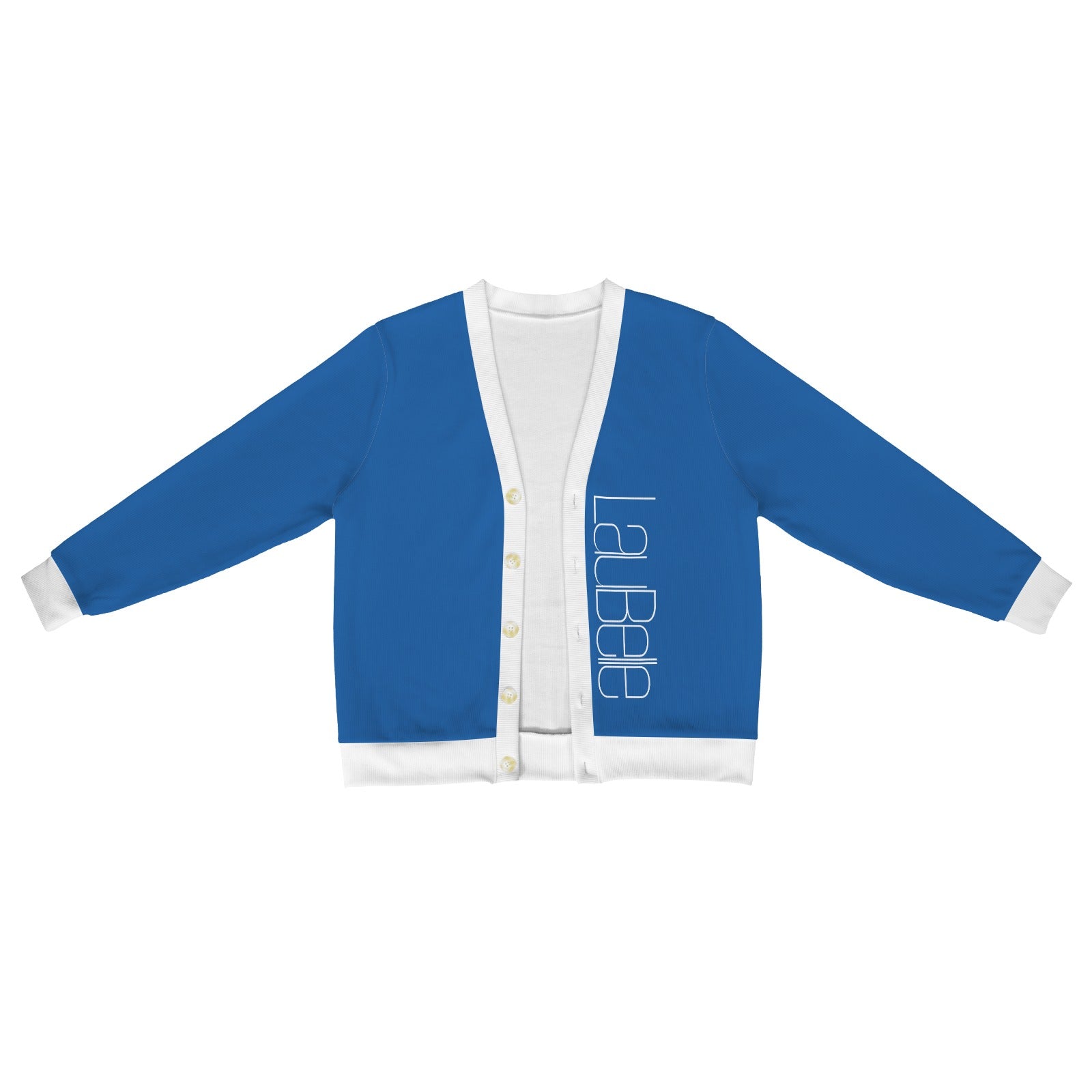 LauBelle Mens Tailored V-Neck Button-Up Cardigan
