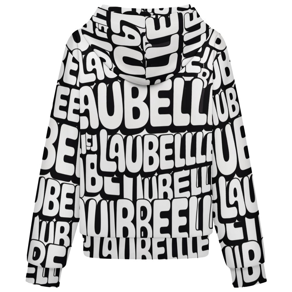 LauBelle Sport Athletic Hooded Baseball Varsity Jacket for her