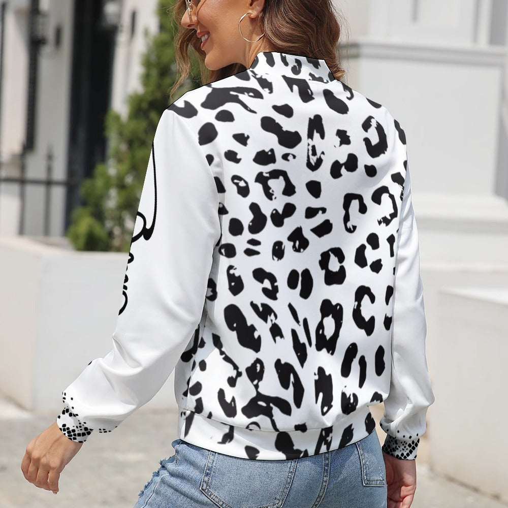 LauBelle Womens Tailored Athletic Zipper Workout Jacket