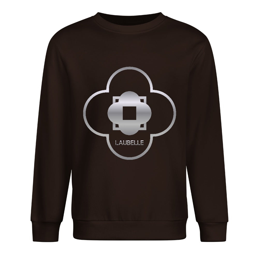 LauBelle Pure Cotton Front-Graphic Pullover Sweatshirt