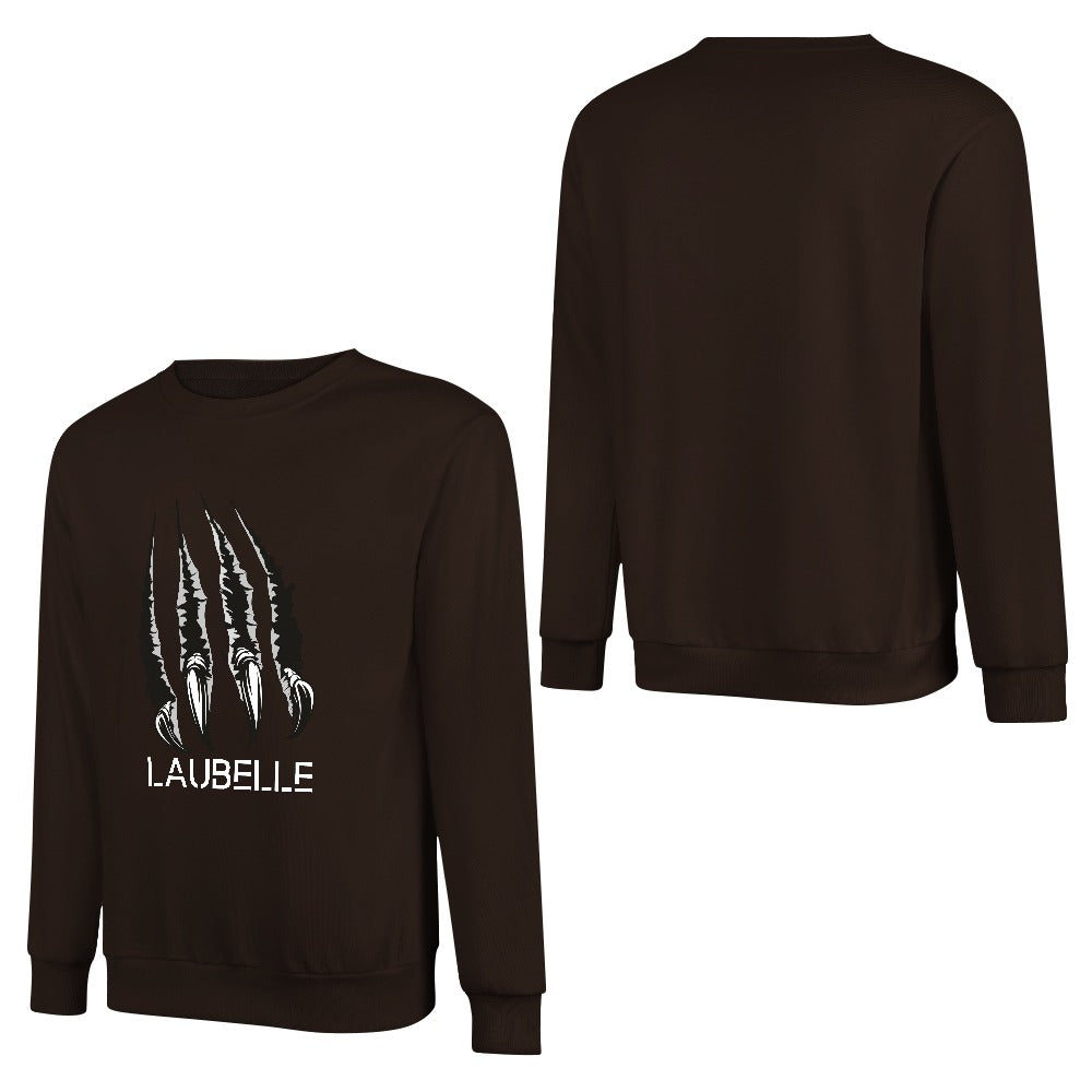 LauBelle Pure Cotton Front-Graphic Pullover Sweatshirt
