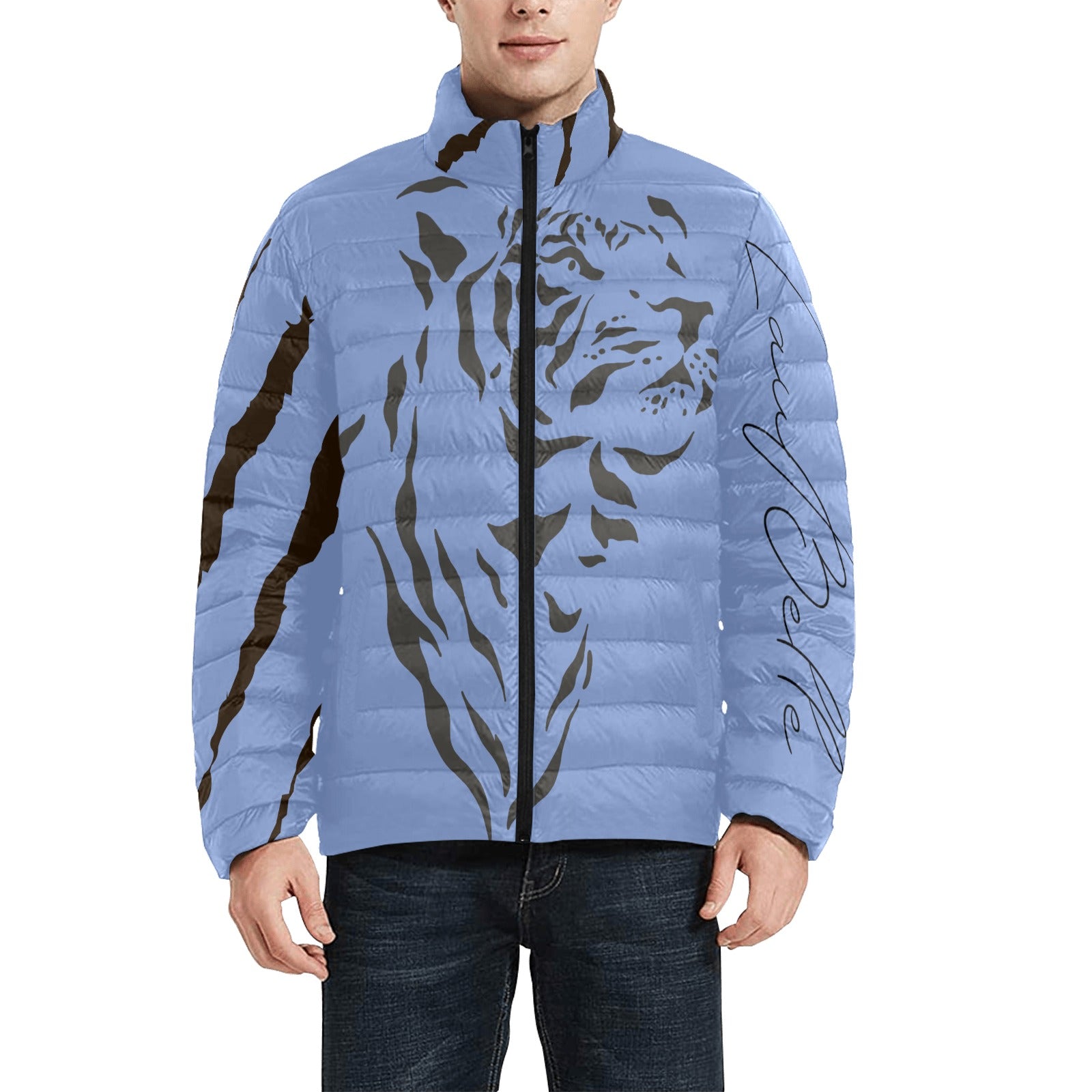 LauBelle Mens Lightweight Wind-Resistant Bomber Jacket