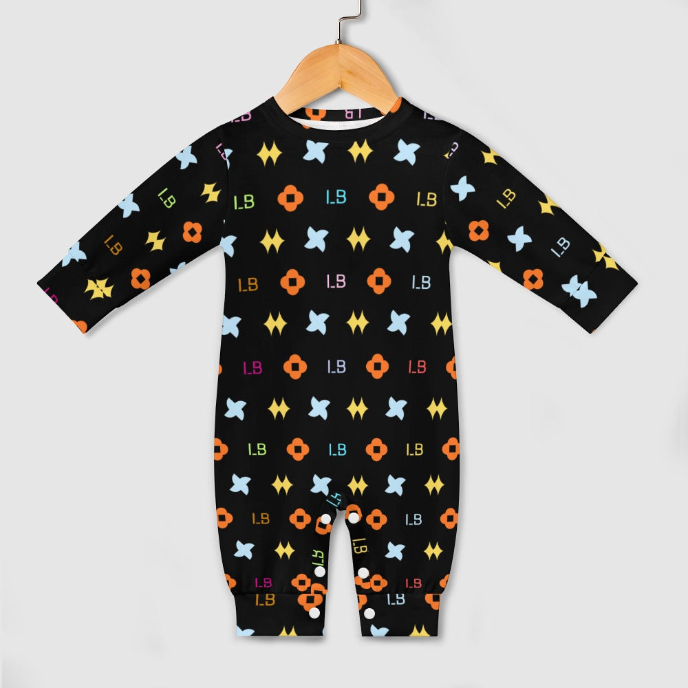 LauBelle Baby Soft Combed Cotton Long-Sleeve Bodysuit