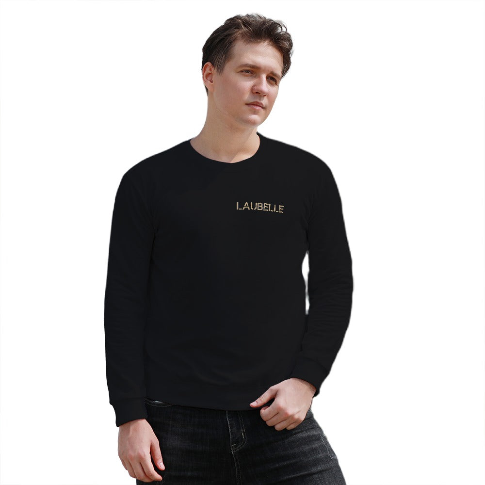 LauBelle Mens Heavyweight 230G Cotton Long Sleeve Shirt