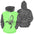 LauBelle Mens All-Over Graphic Print Heavyweight Hoodie