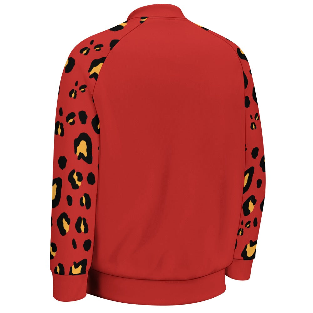 LauBelle Mens Classic Varsity Baseball Jacket Snap Button