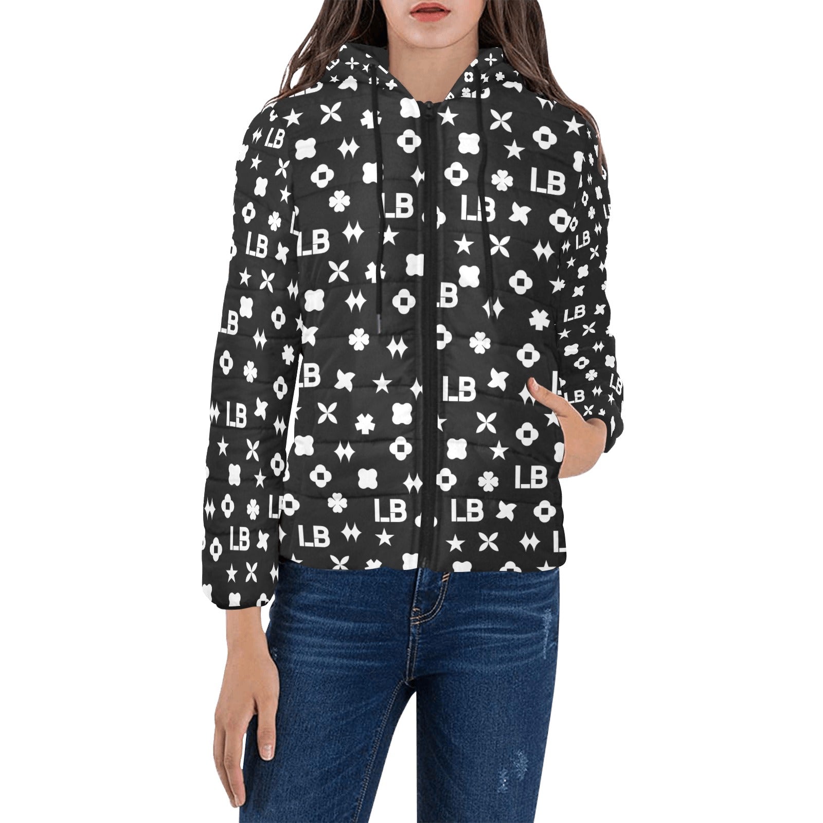 Women's Padded Hooded Jacket (H46) - LauBelle Brand