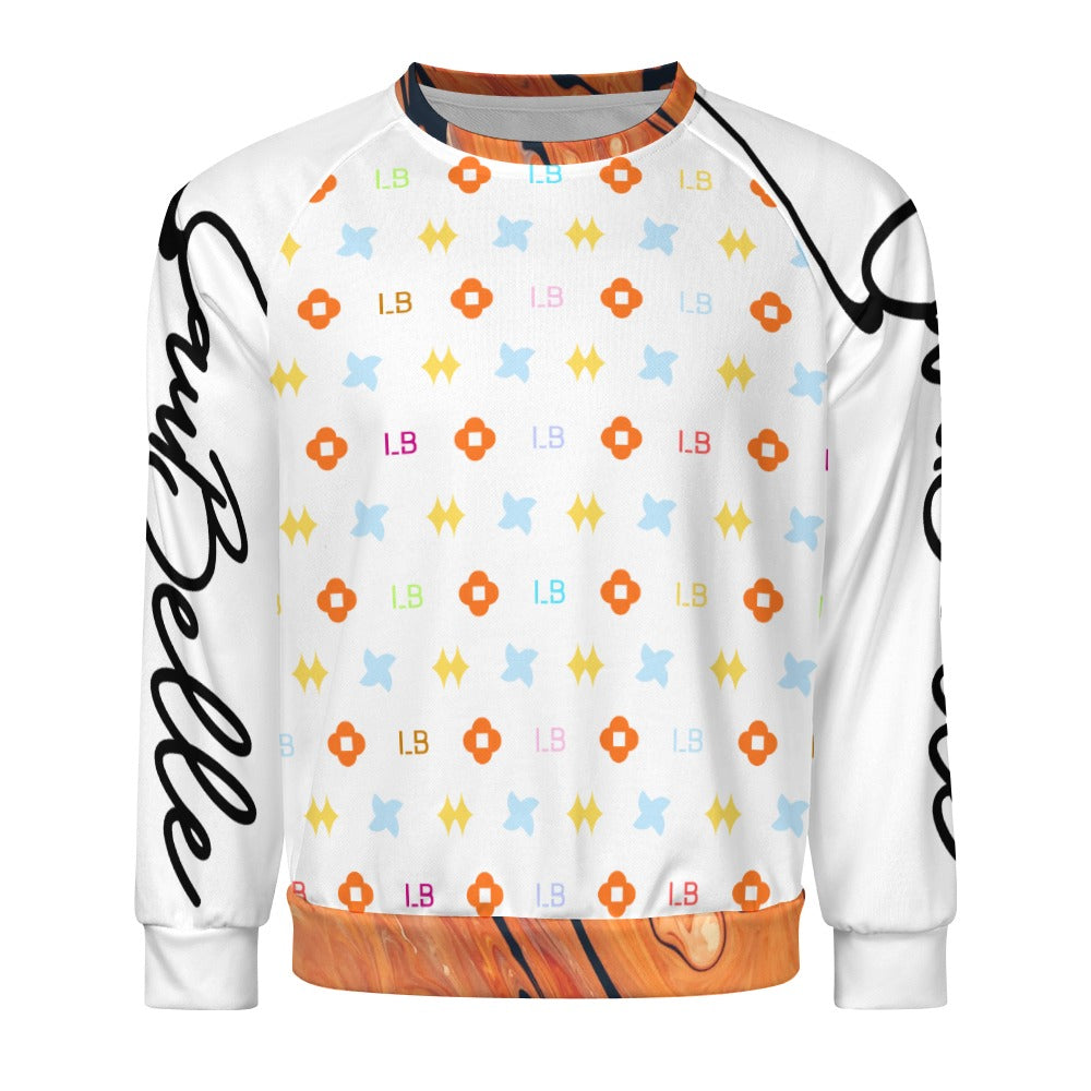 LauBelle Mens Classic Air-Layer Crewneck Sweatshirt