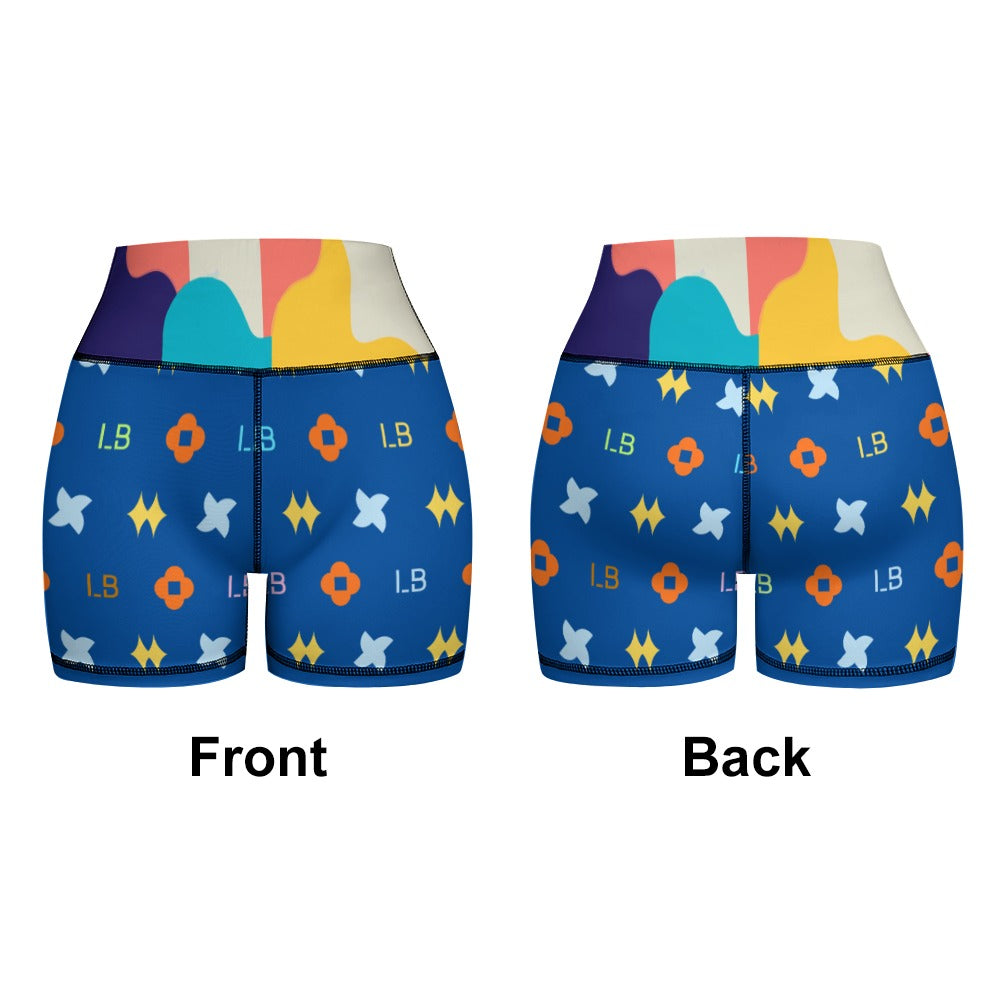 LauBelle Womens Activewear Yoga Shorts & Sports Top Set