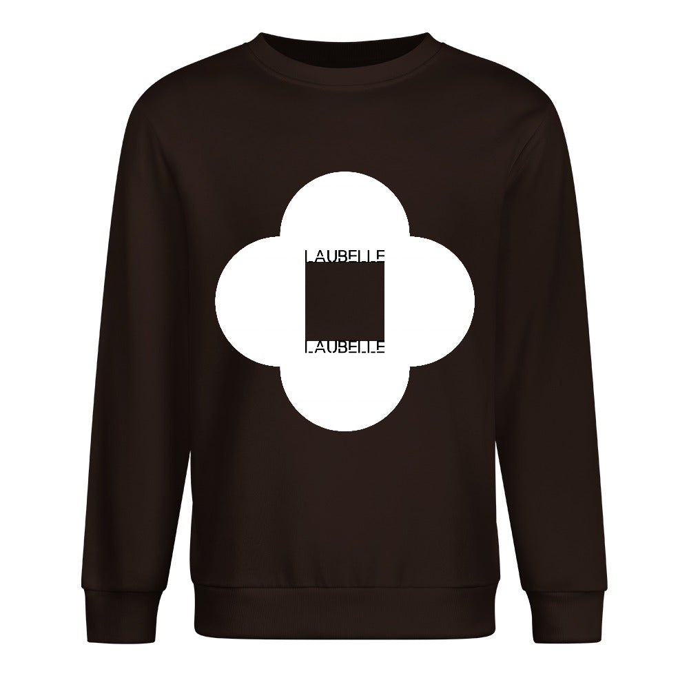LauBelle Pure Cotton Front-Graphic Pullover Sweatshirt
