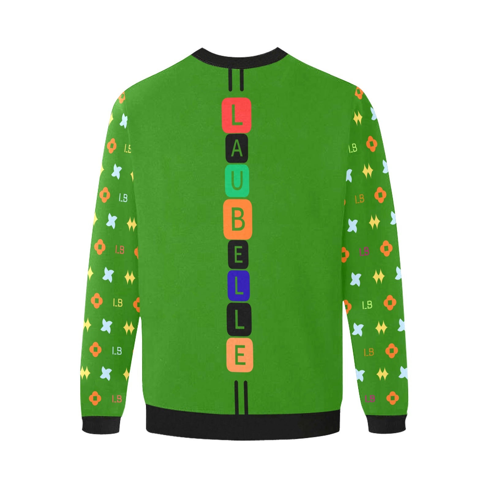 LauBelle Mens Plush Fuzzy Fleece Thermal Sweatshirt